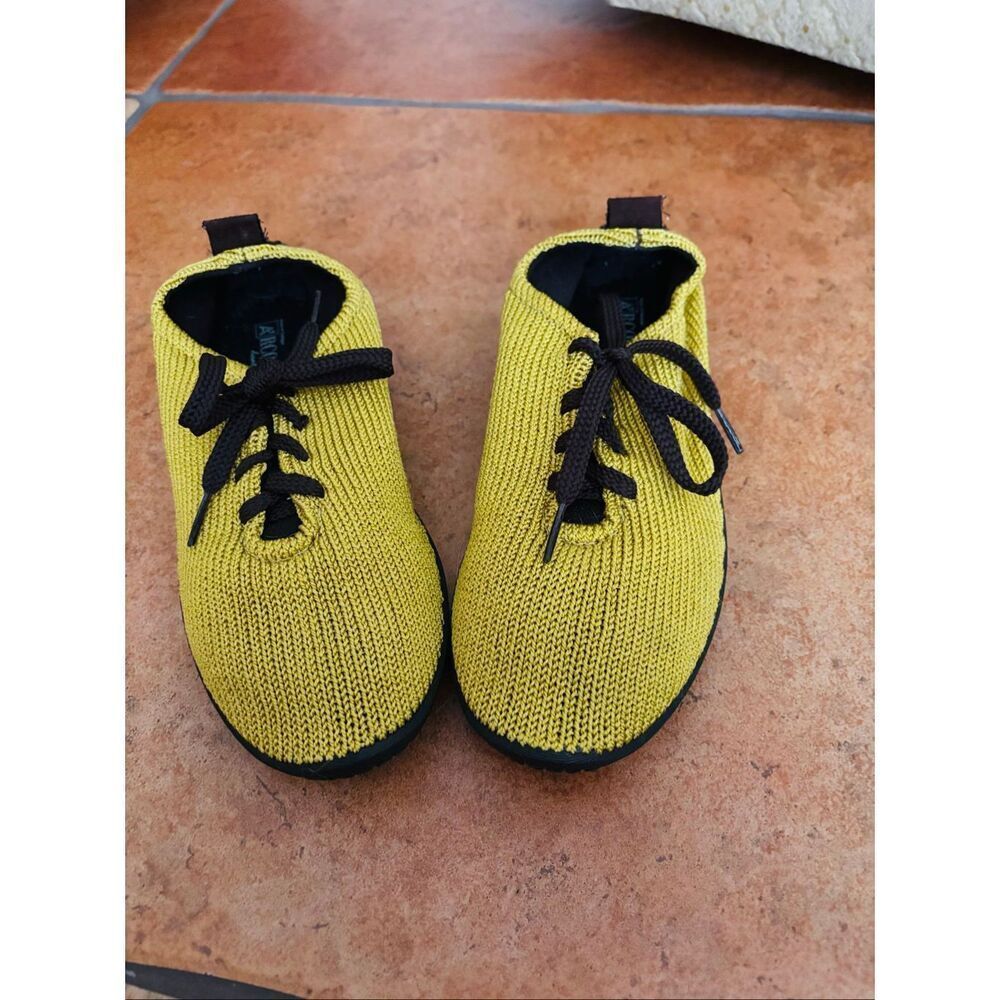 Arcopedico Mustard Knit Shoes